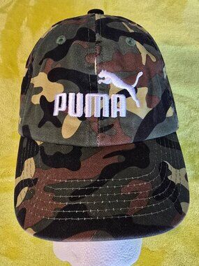 PUMA ball cap, camouflage youth, adjustable